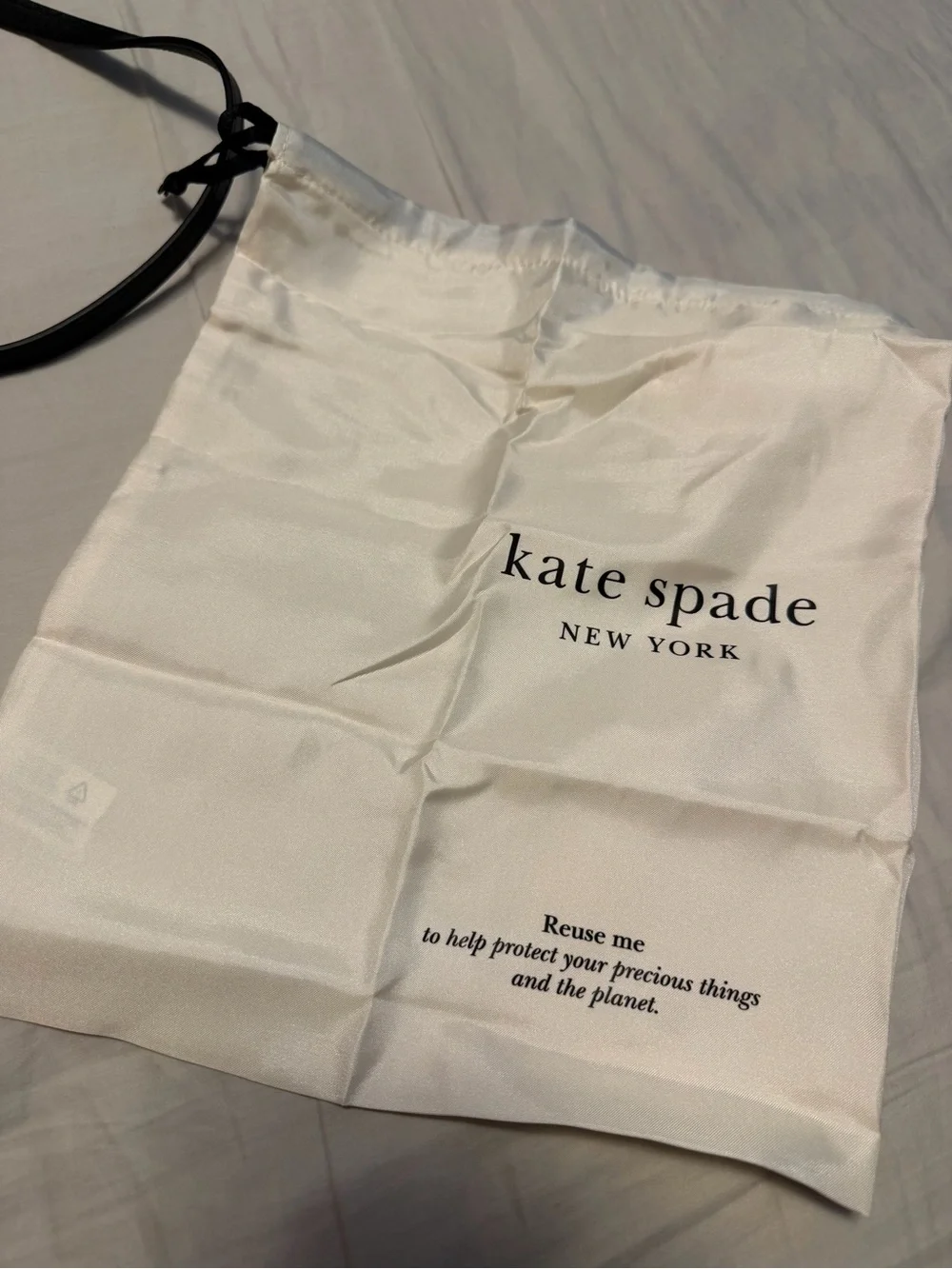 kate spade Black and White Polka Dot Leather Crossbody
